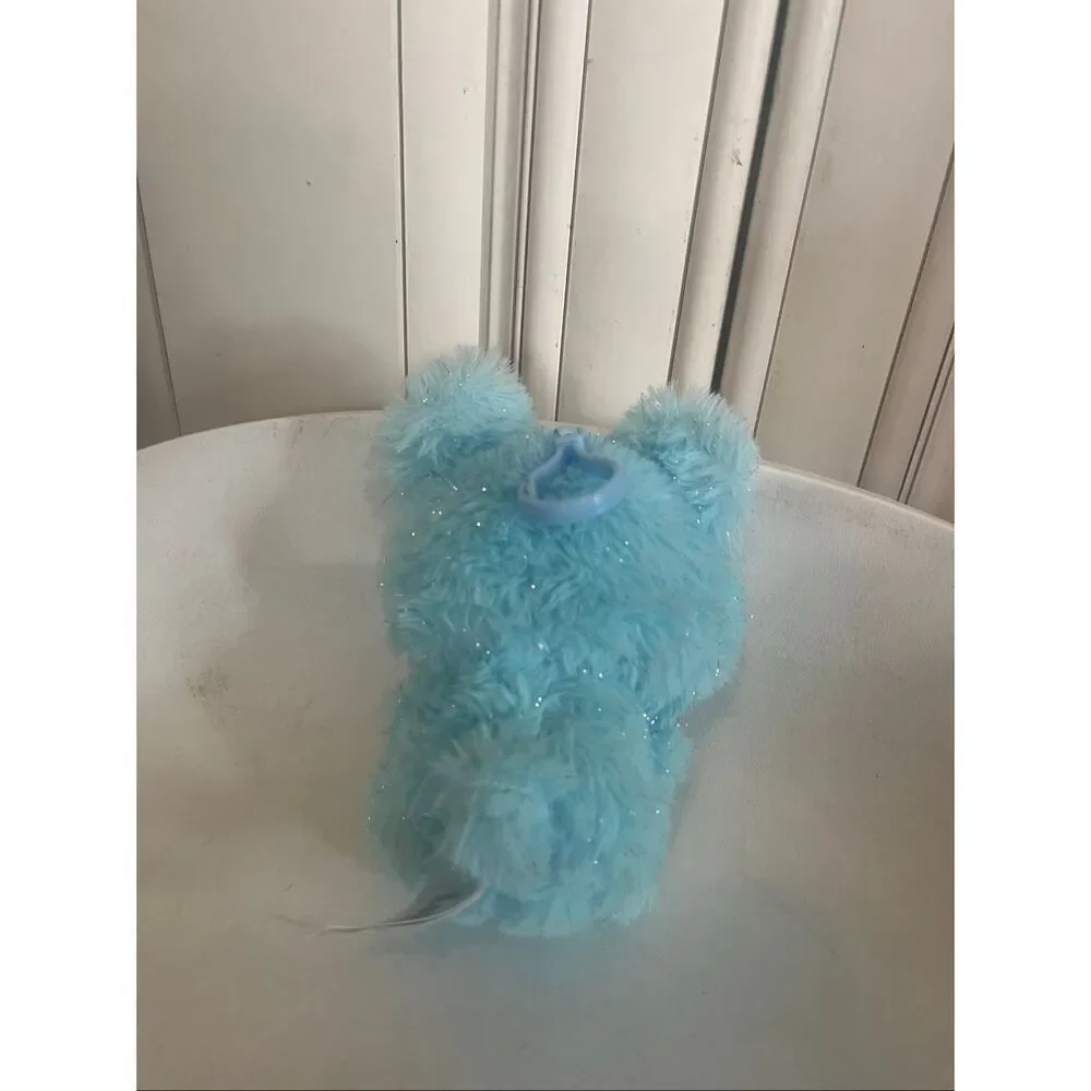 La Babies Sparkle Monster Plush Clip-On Glitter Keychain Stuffed Toy